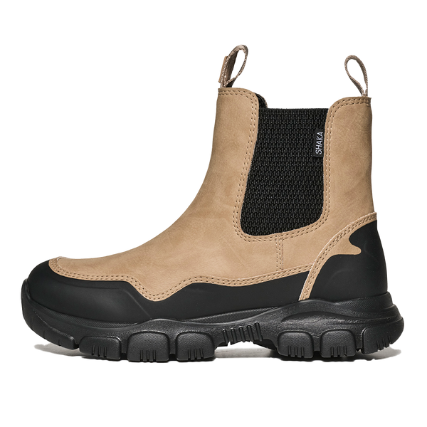 TREK CHELSEA AT TAUPE POLYURETHANE AND RUBBER BOOTS FROM SHAKA