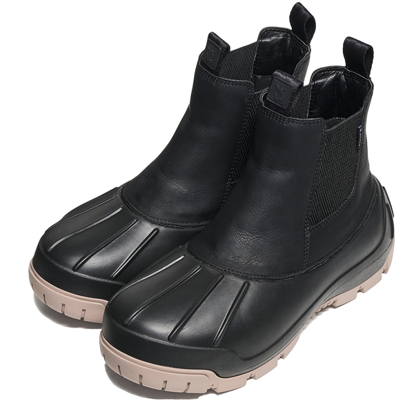 SWAMP CHELSEA MT BLACK SYNTHETIC LEATHER AND RUBBER BOOTS FROM SHAKA