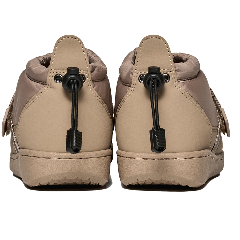 SCHLAF CAMP MOC TAUPE POLYESTER AND RUBBER BOOTS FROM SHAKA