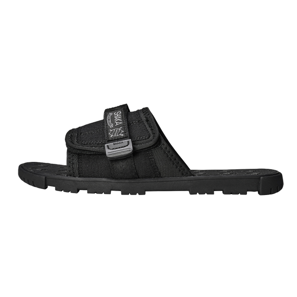BOOT CAMP BF BLACK NYLON AND RUBBER SLIPPERS FROM SHAKA