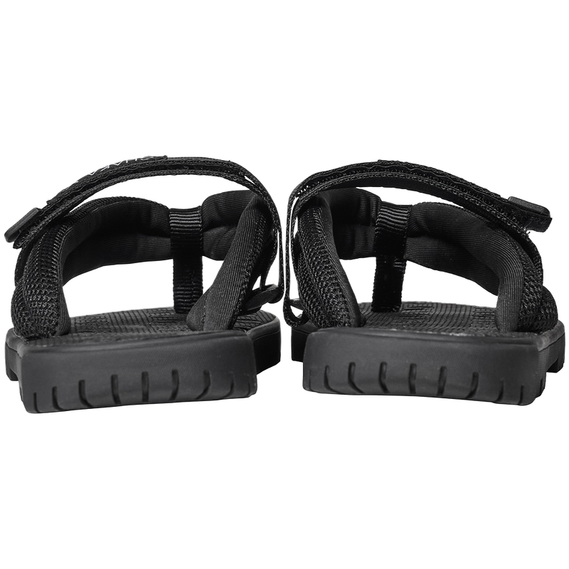 CAMP BAY BF BLACK NYLON AND RUBBER SLIPPERS FROM SHAKA