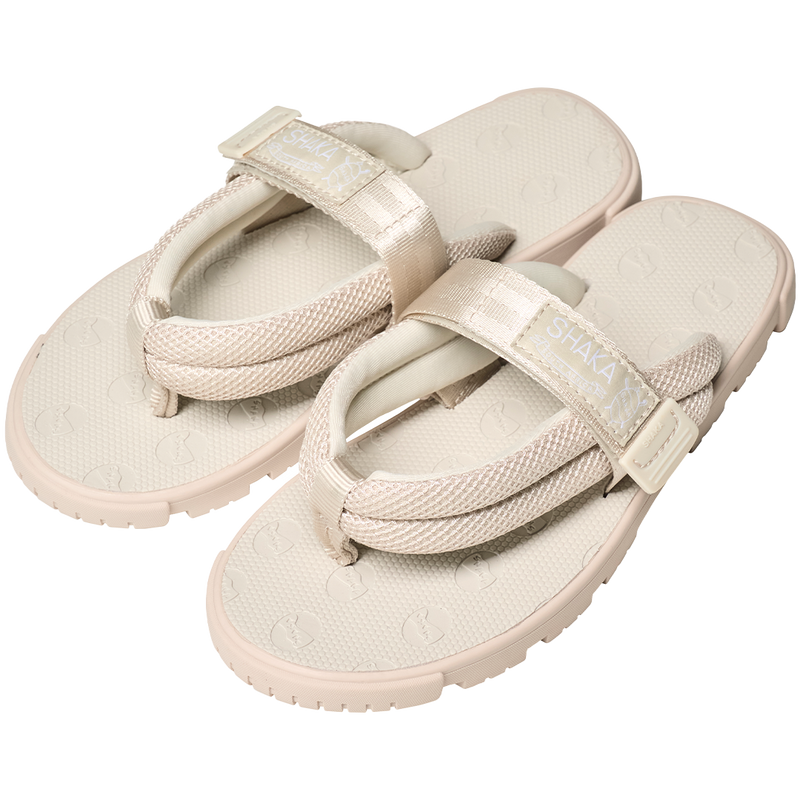 CAMP BAY BF LINEN NYLON AND RUBBER SLIPPERS FROM SHAKA