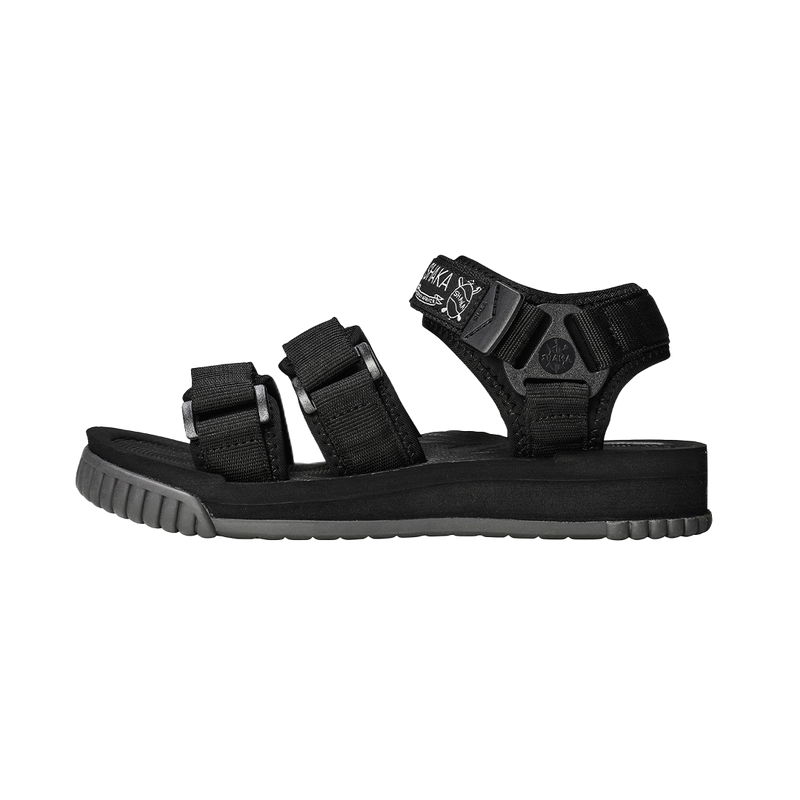 NEO BUNGY BLACK POLYPROPYLENE AND RUBBER SANDALS FROM SHAKA