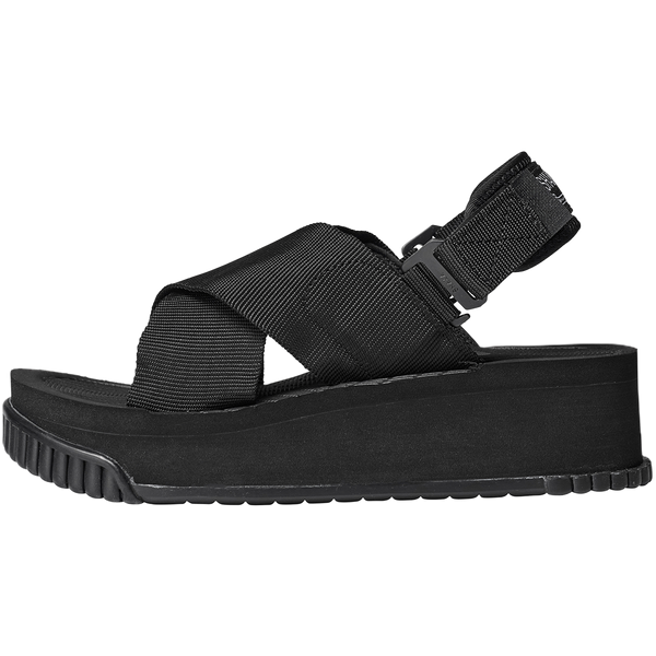 FIESTA PLATFORM BLACK RECYCLED PET AND RUBBER SANDALS FROM SHAKA