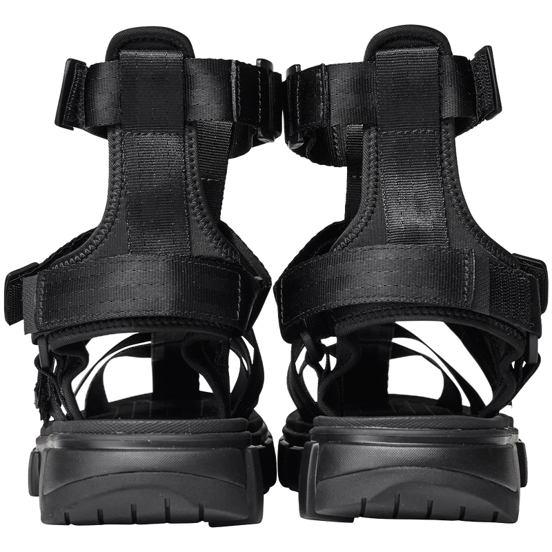 HIKER BOOTIE SF BLACK NYLON AND RUBBER SANDALS FROM SHAKA