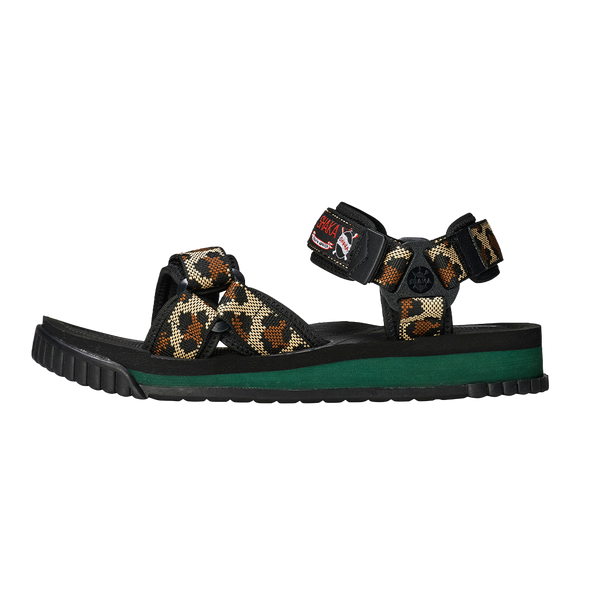 NEO CLIMBING LEOPARD POLYESTER AND RUBBER SANDALS FROM SHAKA