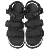 NEO BUNGY CHUNKY BLACK RECYCLED PET AND RUBBER SANDALS FROM SHAKA
