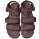 NEO BUNGY PLATFORM DARK BROWN POLYPROPYLENE AND RUBBER SANDALS FROM SHAKA