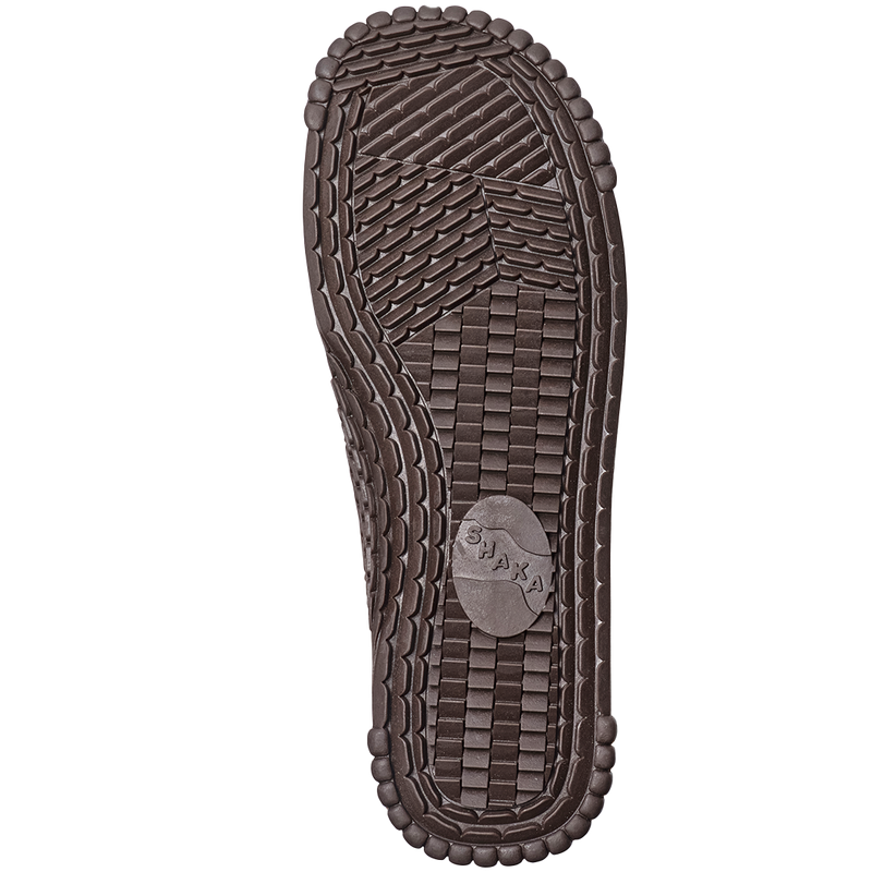 NEO BUNGY PLATFORM DARK BROWN POLYPROPYLENE AND RUBBER SANDALS FROM SHAKA