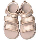 NEO BUNGY AT TAUPE NYLON AND RUBBER SANDALS FROM SHAKA